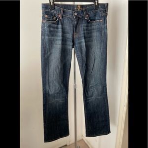 7 for all mankind bootcut jeans, size 29